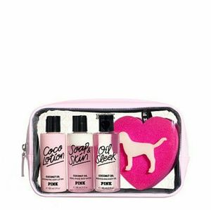 NWT VS Pink Coco Toiletry Travel Set